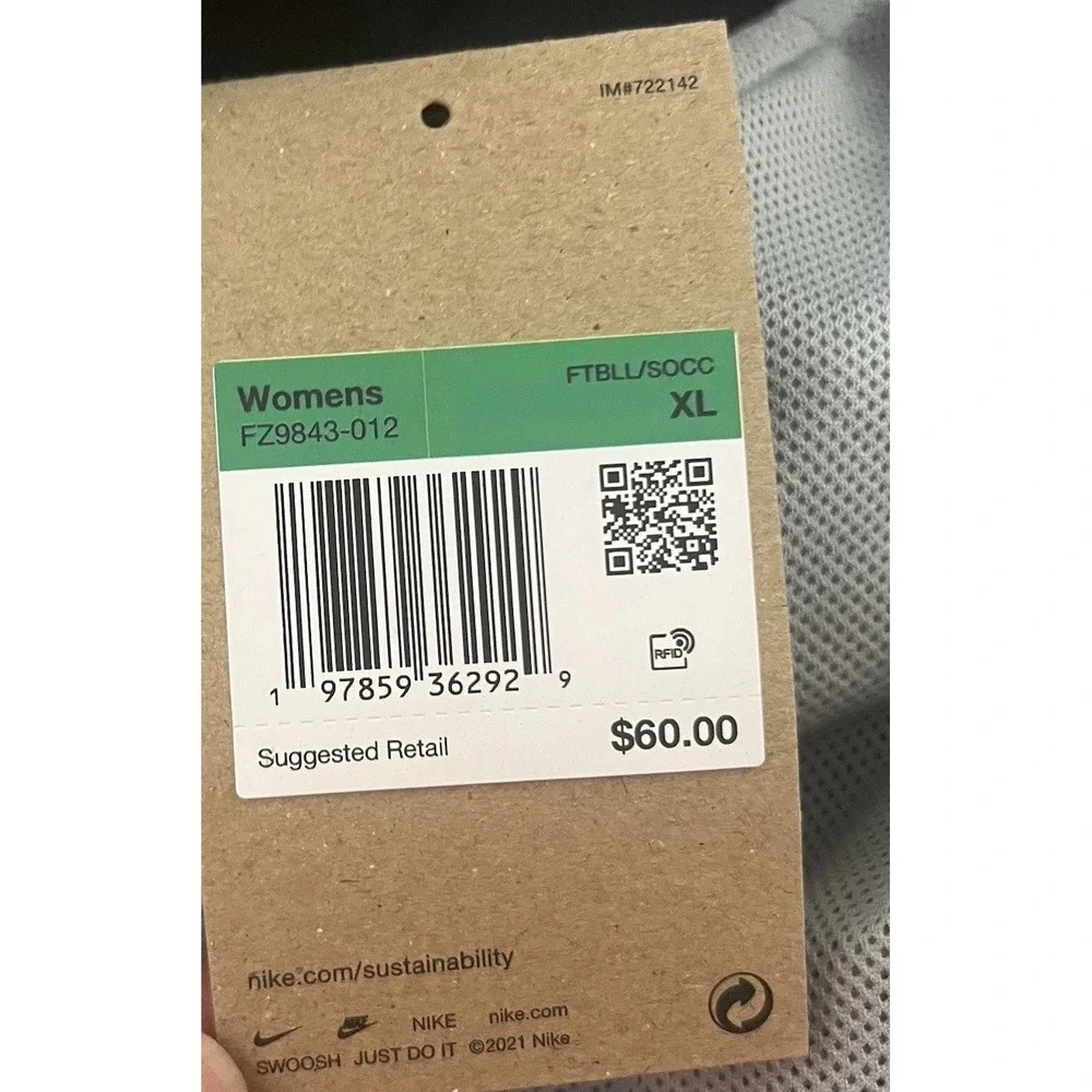 NWT Nike Dri-FIT Kay Yow Cancer Fund Full Zip Wind Breaker Jacket Gray Womens XL - Picture 7 of 10